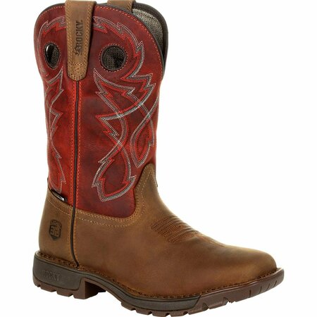 ROCKY Legacy 32 Waterproof Western Boot, TAN RED, W, Size 11.5 RKW0316